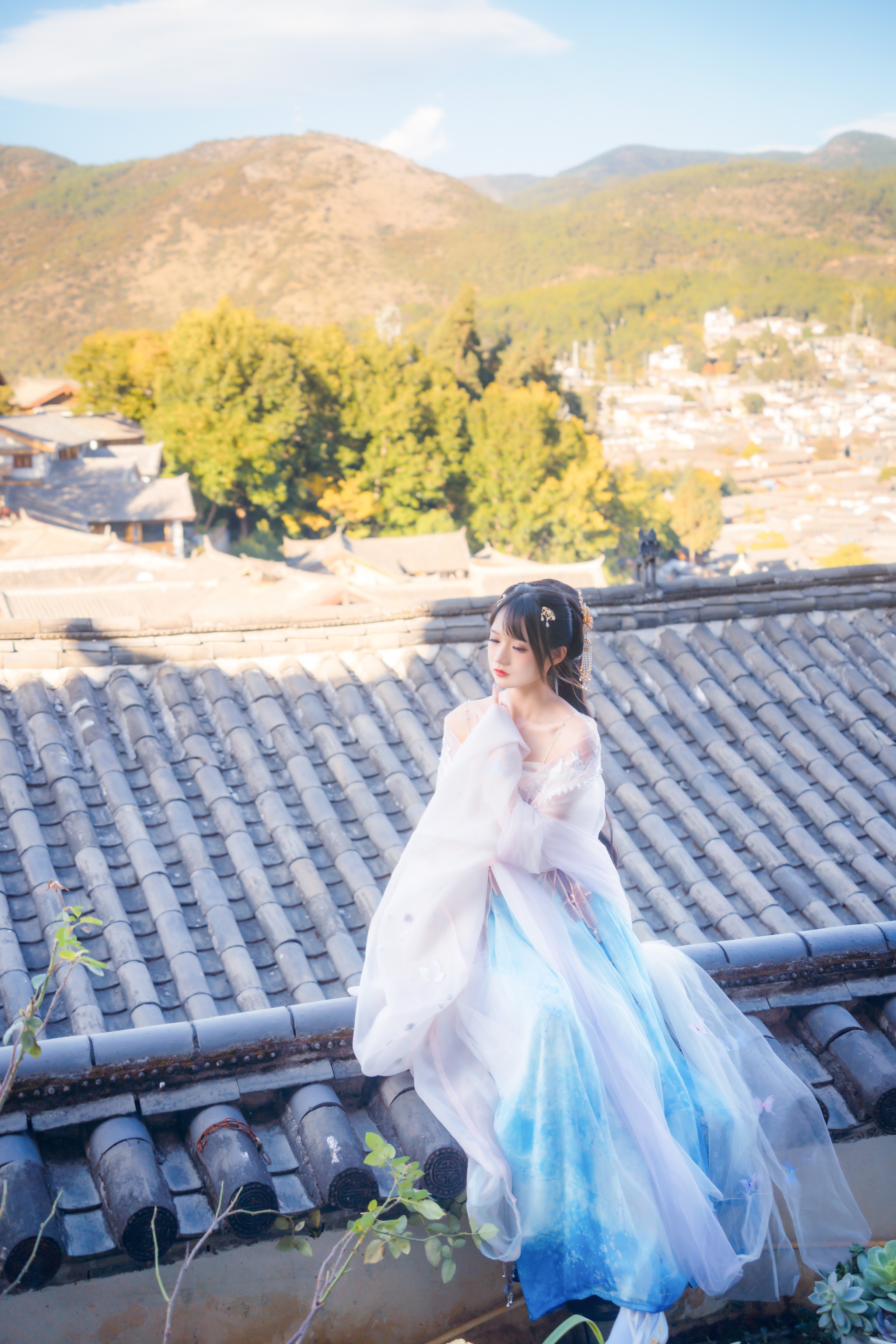图片[1]-兔子Zzz不吃胡萝卜 – NO.003 丽江屋顶 [22P]-XikXak